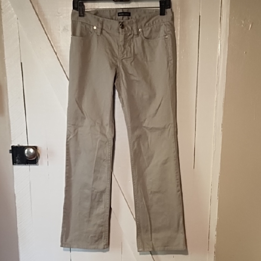 New York And Co. Boot Cut Taupe  Pants Size 2 petite EUC.